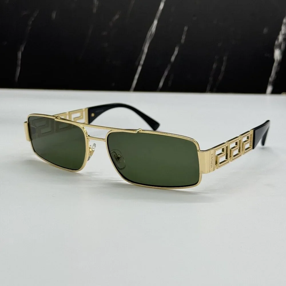 NEW VERSACE VE2257 1002/71 SUNGLASSES MOD 2257 GOLD UNISEX EYEWEAR VE2257 100271